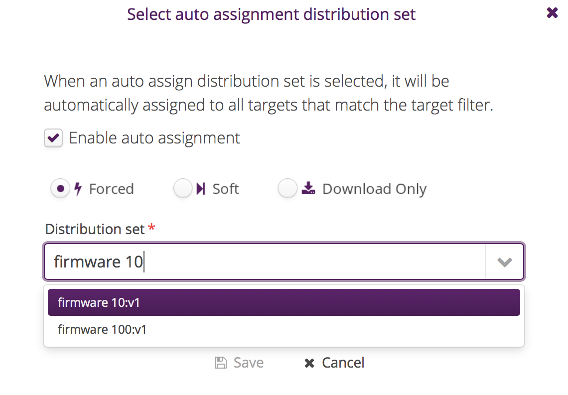 Auto assignment